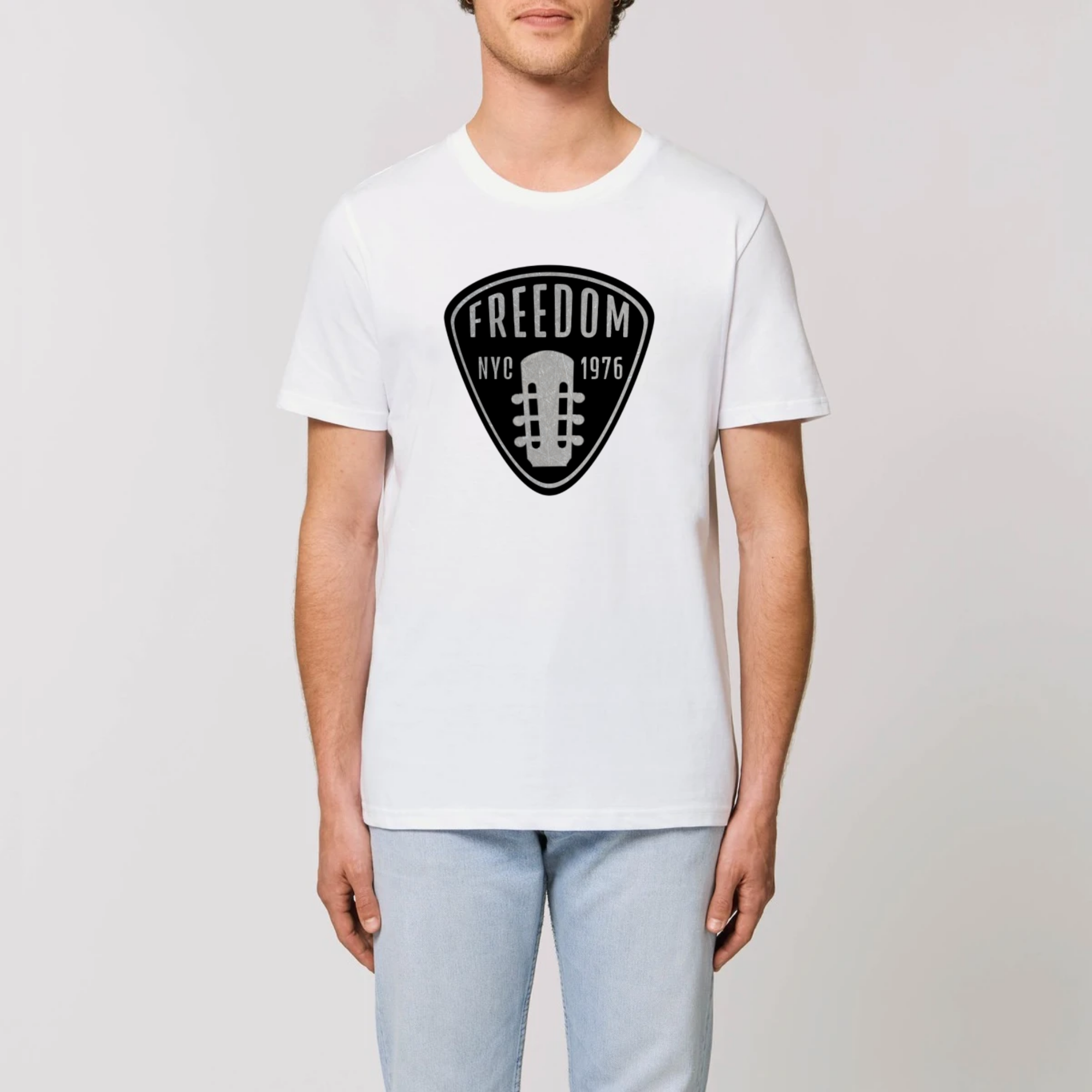 Guitare - T-shirt guitariste homme | Freedom