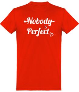 T-shirt Musique - Nobody is Perfect - Homme | Vêtements Musicien