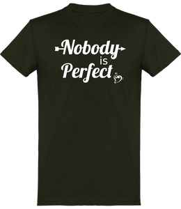 T-shirt Musique - Nobody is Perfect - Homme | Vêtements Musicien