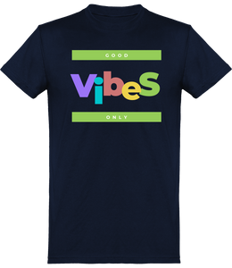 T-shirt Musique - Good Vibes Only- Homme | Vêtements Musicien