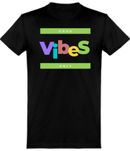 Charger l&#39;image dans la galerie, T-shirt Musique - Good Vibes Only- Homme | Vêtements Musicien