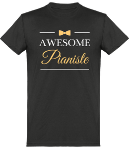 T-shirt Pianiste - Awesome Pianiste - Homme | Vêtements Piano