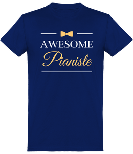 T-shirt Pianiste - Awesome Pianiste - Homme | Vêtements Piano