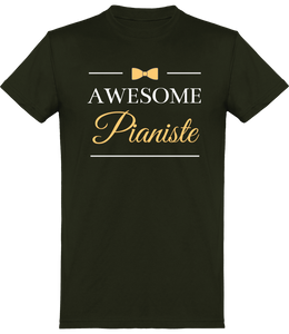 T-shirt Pianiste - Awesome Pianiste - Homme | Vêtements Piano