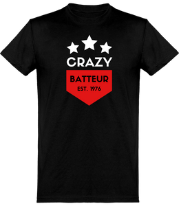 T-shirt Batteur - Crazy Batteur - Homme | Vêtements Batterie