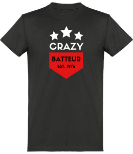 T-shirt Batteur - Crazy Batteur - Homme | Vêtements Batterie