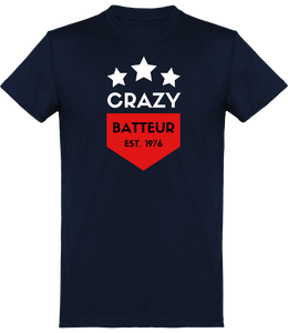 T-shirt Batteur - Crazy Batteur - Homme | Vêtements Batterie