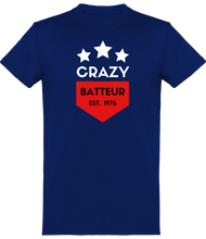 Charger l&#39;image dans la galerie, T-shirt Batteur - Crazy Batteur - Homme | Vêtements Batterie