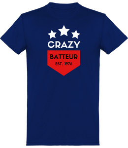 T-shirt Batteur - Crazy Batteur - Homme | Vêtements Batterie