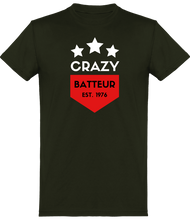 Charger l&#39;image dans la galerie, T-shirt Batteur - Crazy Batteur - Homme | Vêtements Batterie