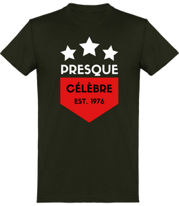 T-shirt Musique - Presque célèbre - Homme | Cadeau Musicien