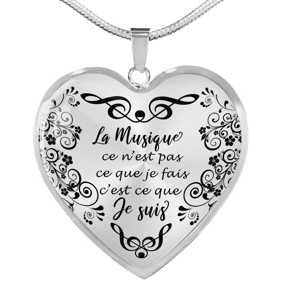 Collier Pendentif Musicienne 