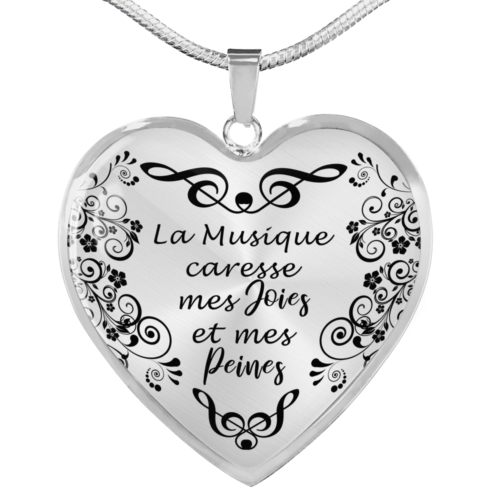 Collier Pendentif Musicienne 
