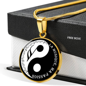 Pendentif Yin Yang Musique pour Musicien et Music