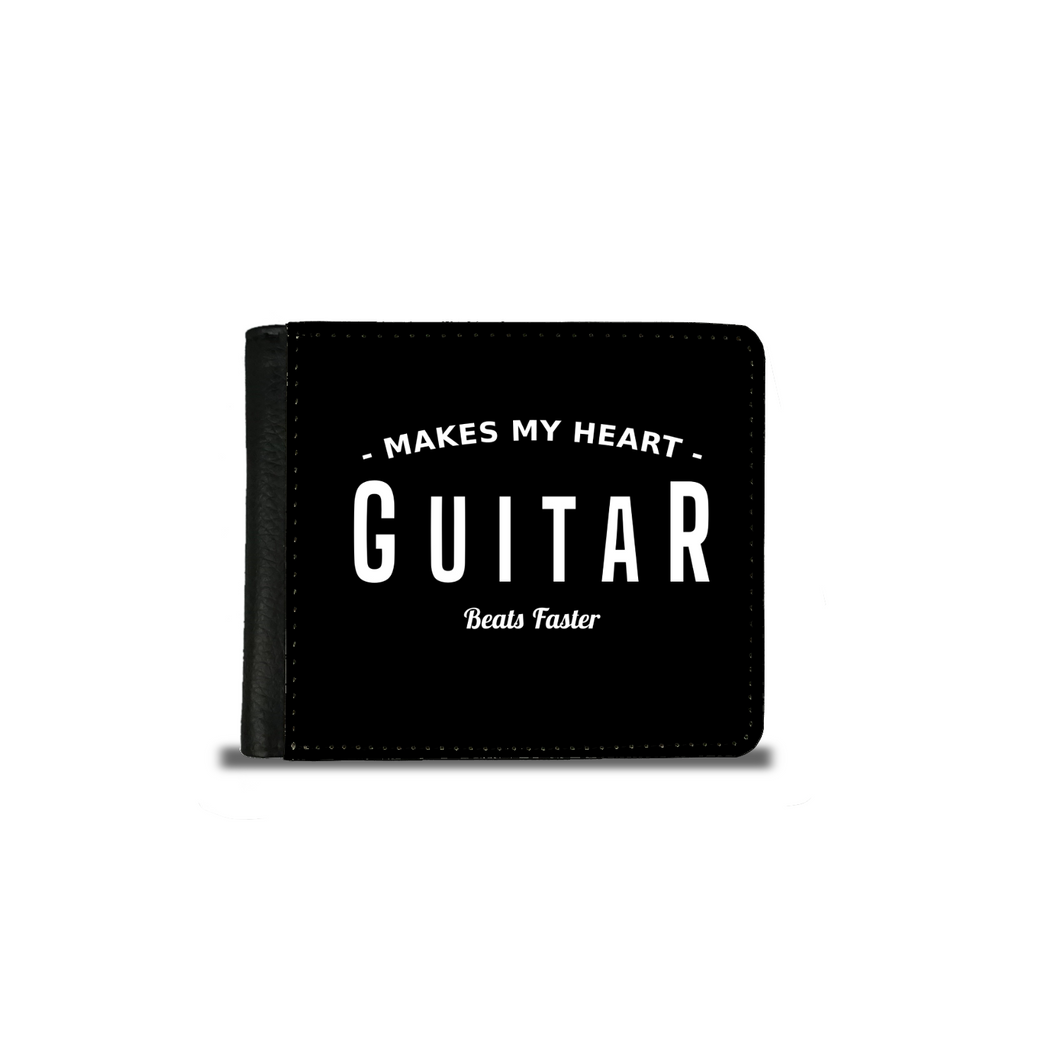 Guitare - Portefeuille homme | GUITAR makes my heart beats faster