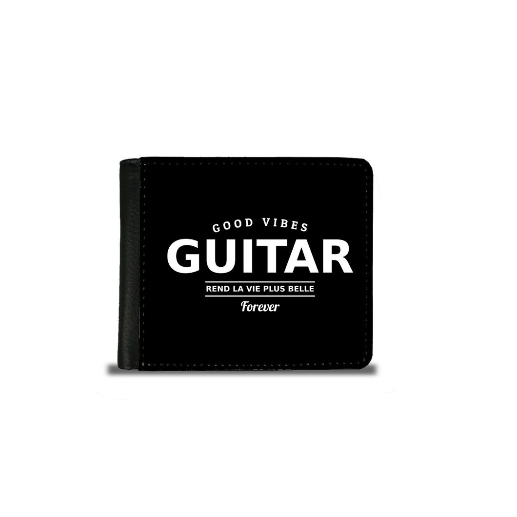 Guitare - Portefeuille homme | Guitar rend la vie plus belle - Forever