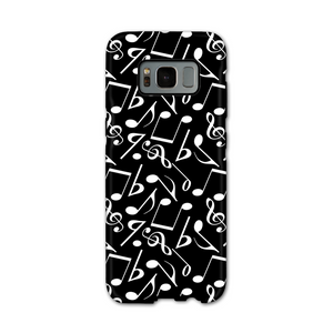 Coque Téléphone Notes de musique | Samsung et Iphone | Coques Smatphone Musique - N&B