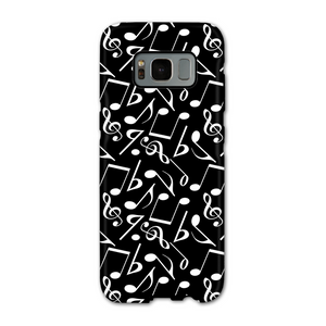 Coque Téléphone Notes de musique | Samsung et Iphone | Coques Smatphone Musique - N&B