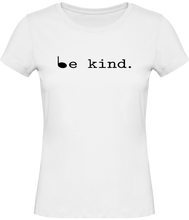 Charger l&#39;image dans la galerie, T-shirt Musique Be kind Note de musique noire - Femme - T-shirt Musicienne et Fan de Musique - Cadeau anniversaire - Vêtements musicienne - Blanc