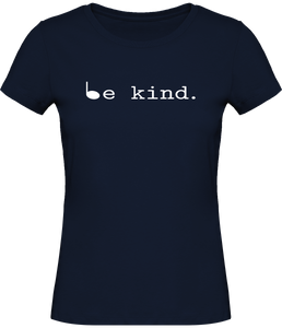 T-shirt Musique Be Kind Note de musique Noire  - Femme - T-shirt Musicienne et Fan de Musique - Cadeau anniversaire - Vêtements musicienne - Bleu